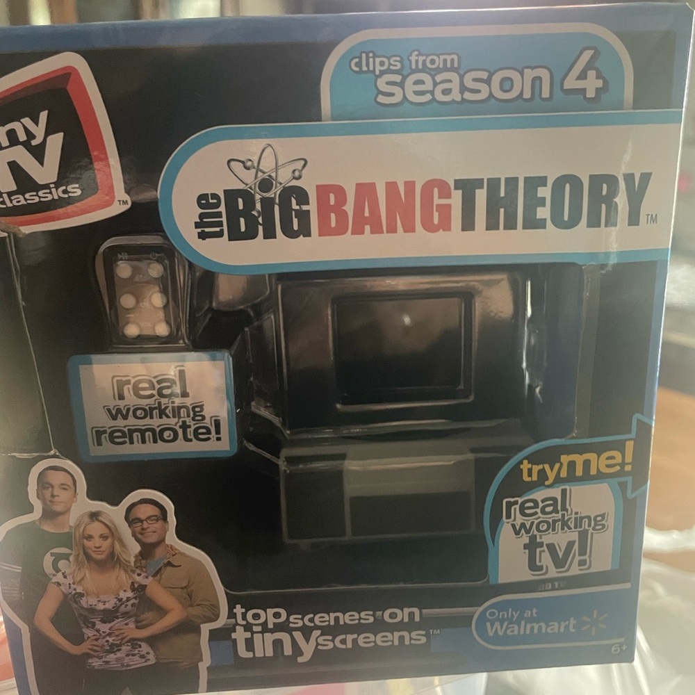 The Big Bang Theory Tiny TV with Remote